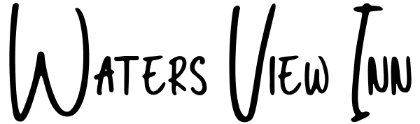 Text logo of "Waters View Inn" in a handwritten style.