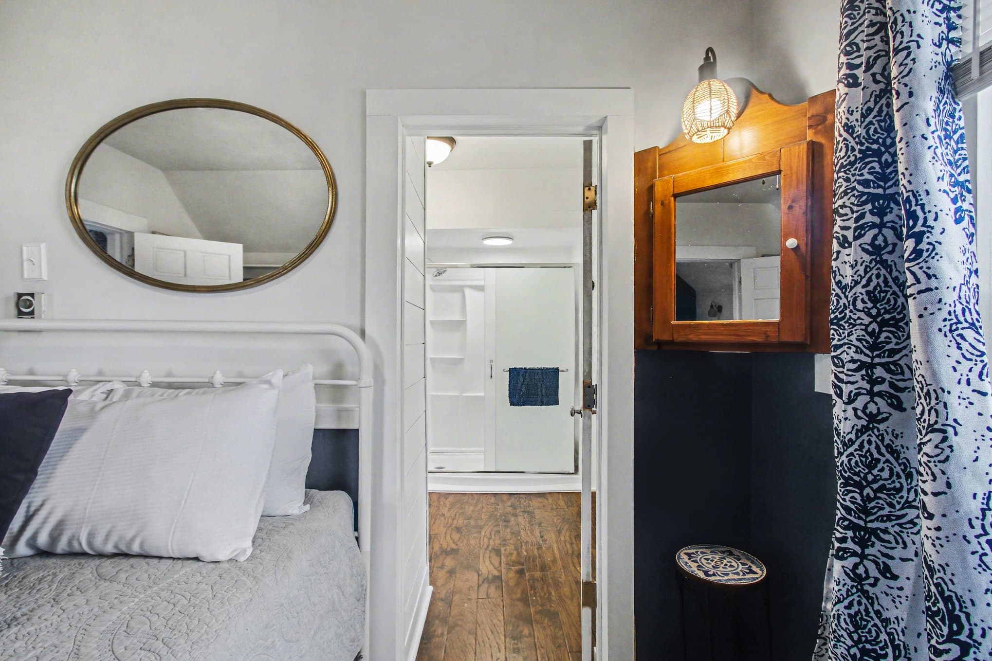 view to bathroom