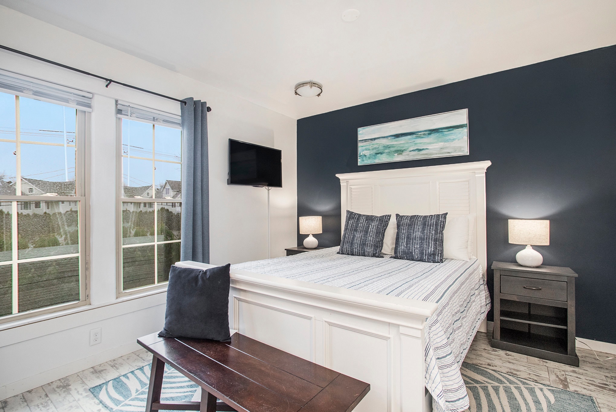 queen bed